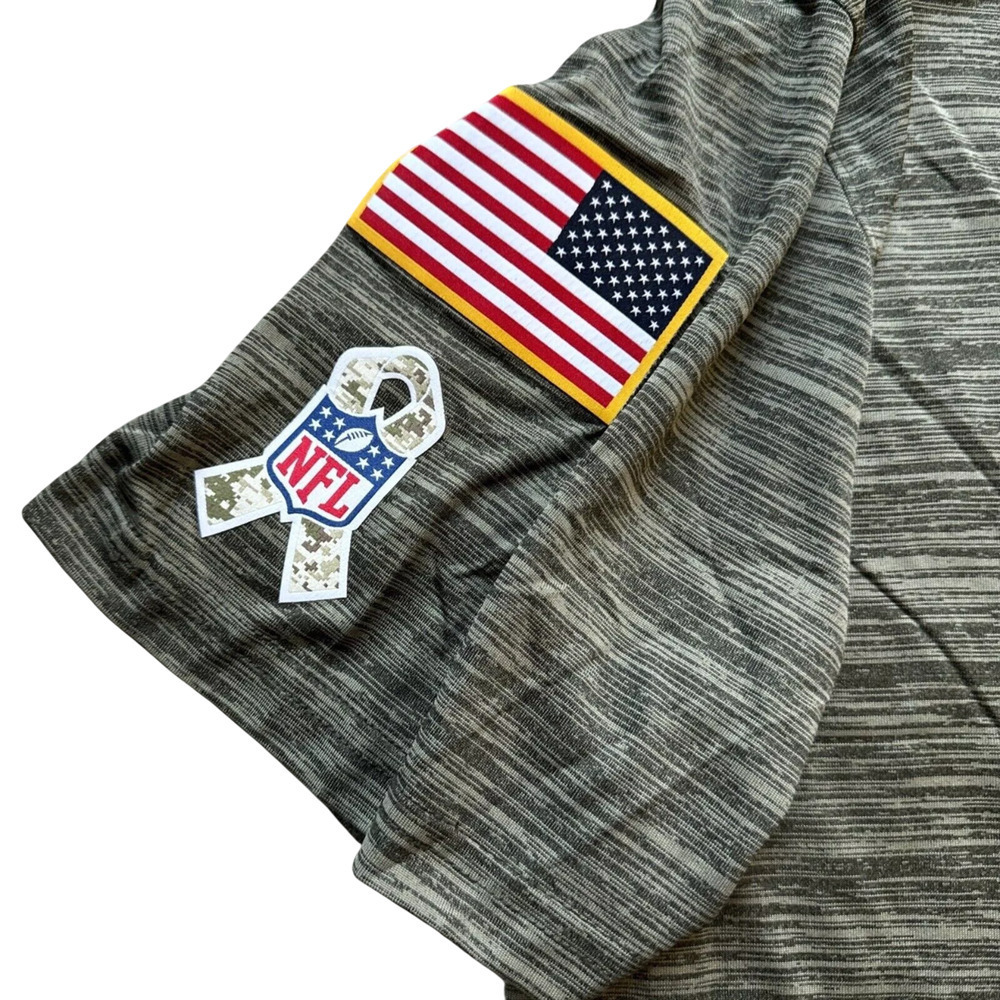 Nike Miami Dolphins 2022 Salute to Service Velocity Team T-Shirt Olive Mens XXL - Picture 3 of 11